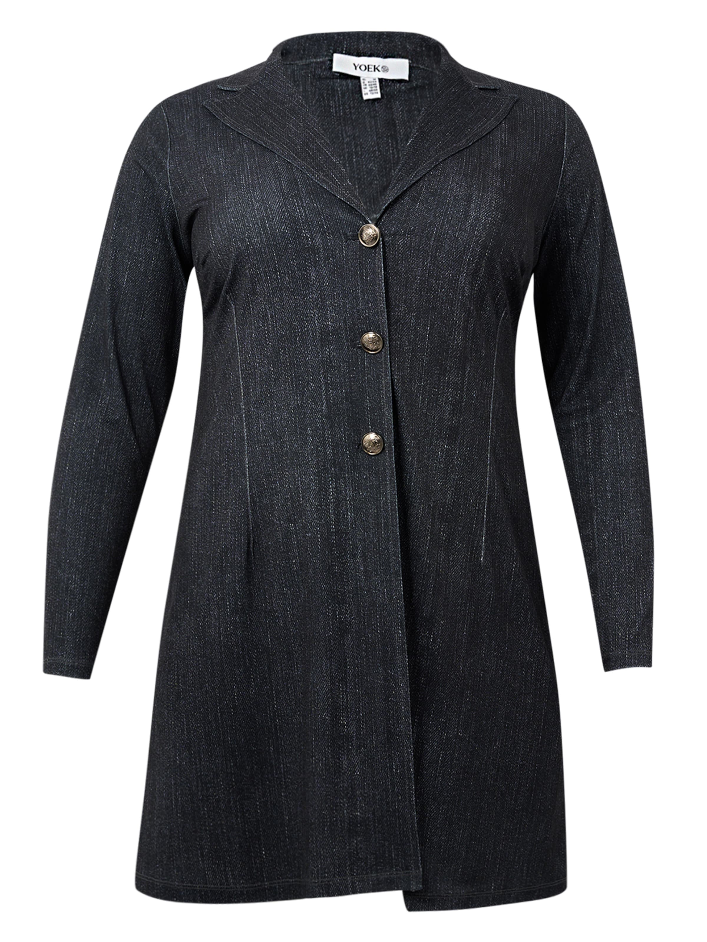 YOEK Blazers in Zwart: voorkant