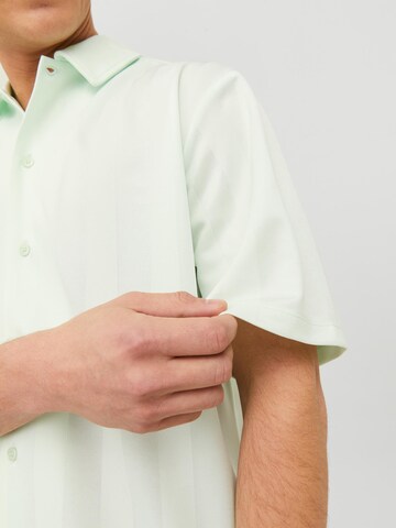 JACK & JONES Regular fit Button Up Shirt 'Kaoma' in Green