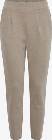 ICHI Skinny Sportbroek 'KATE' in Beige: voorkant