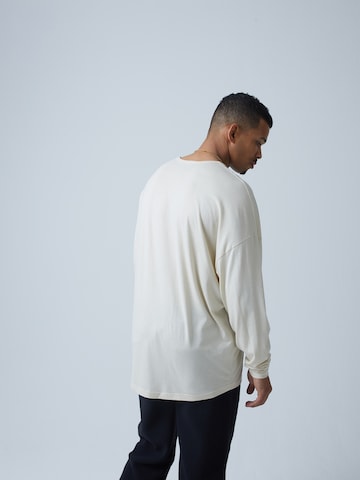 ABOUT YOU x Benny Cristo Shirt 'Devin' in Beige