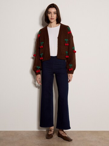 Apricot Knit cardigan ' ' in Brown