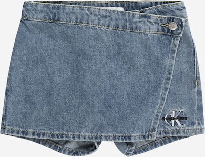 Fustă Calvin Klein Jeans pe albastru / negru / alb, Vizualizare produs