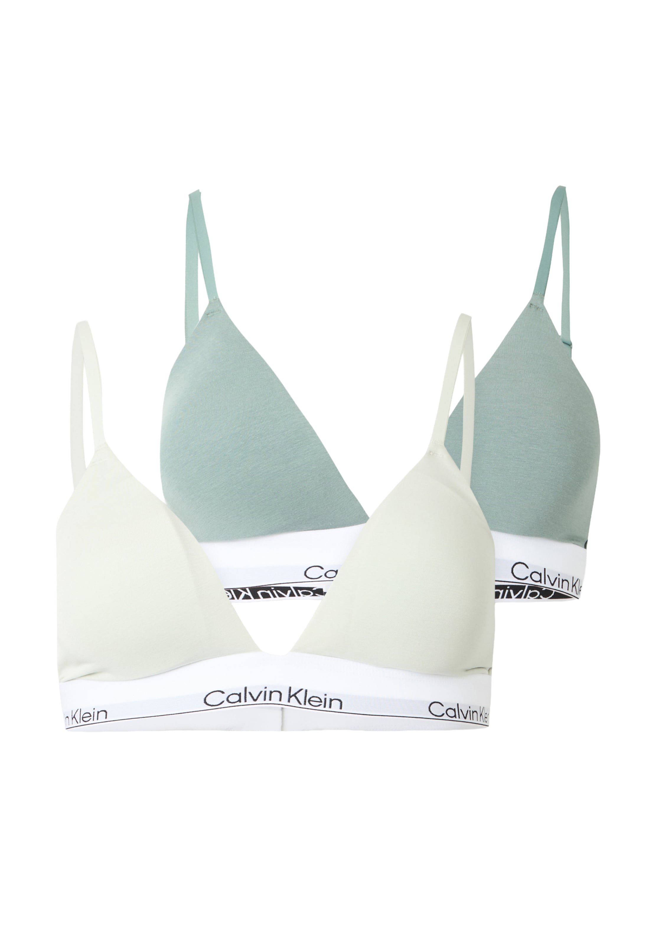 Calvin Klein Underwear Bra in 70 in Green / White, Item view