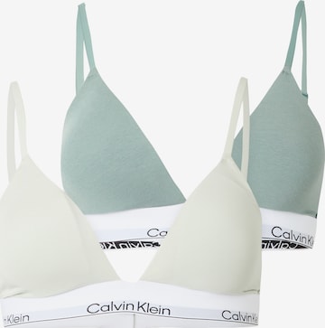 Calvin Klein Underwear Triangel BH in Grün: Vorderseite