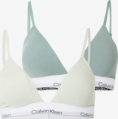 70 dydžio Liemenėlė iš Calvin Klein Underwear, spalva – žalia / balta, Prekių apžvalga