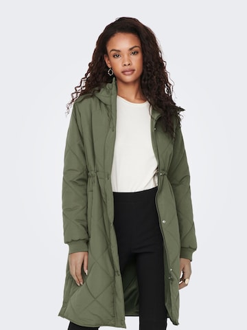 JDY Between-seasons coat 'Diana' in Green