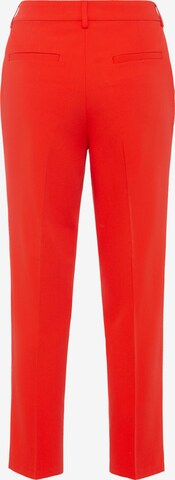 Olsen Regular Pants ' Lisa ' in Red