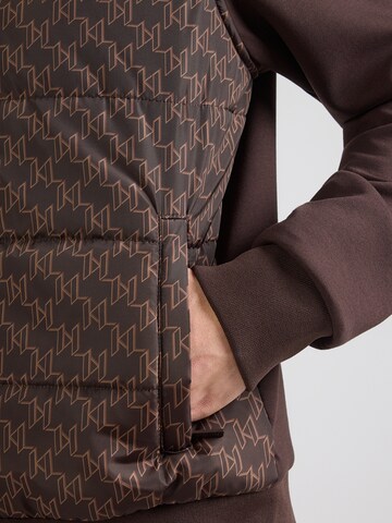 brūns Karl Lagerfeld Starpsezonu jaka