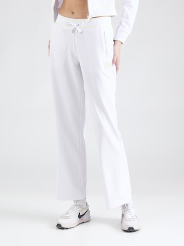 Juicy Couture Sport Ohlapna forma Športne hlače | bela barva: sprednja stran
