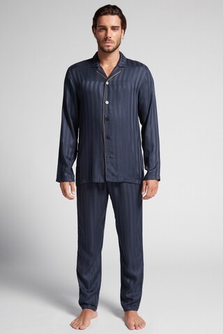 INTIMISSIMI Pyjama lang in Blau: Vorderseite