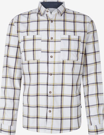 TOM TAILOR Regular fit Button Up Shirt in White: front