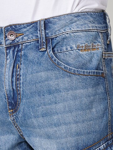Regular Jeans cargo KOROSHI en bleu