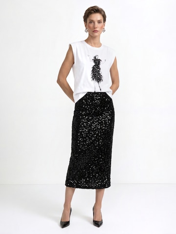 Maglietta di Rich & Royal in bianco: frontale