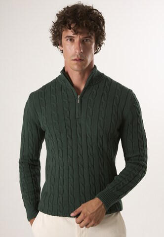 Felix Hardy Sweater in Green: front
