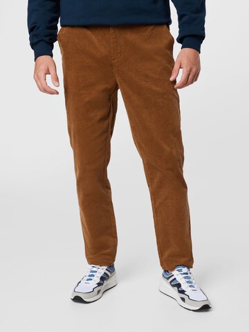 Regular Pantalon 'Trapas' Iriedaily en marron : devant