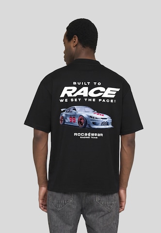 T-Shirt 'Matteo Racing' ROCAWEAR en noir : devant