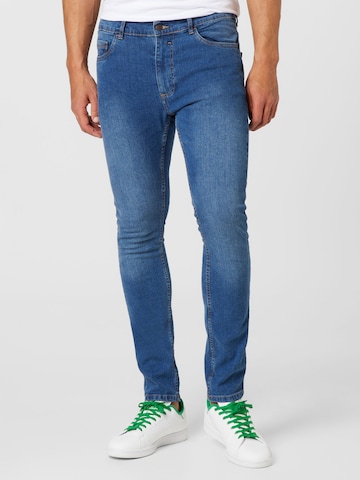 BURTON MENSWEAR LONDON - Skinny Calças de ganga em azul: frente