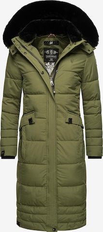 NAVAHOO Winter coat 'Fahmiyaa' in Green: front