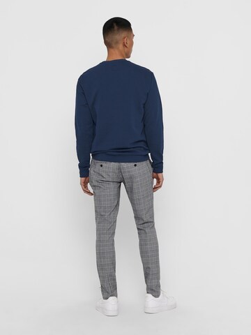 Only & Sons Regular fit Sweatshirt 'Ceres' in Blauw