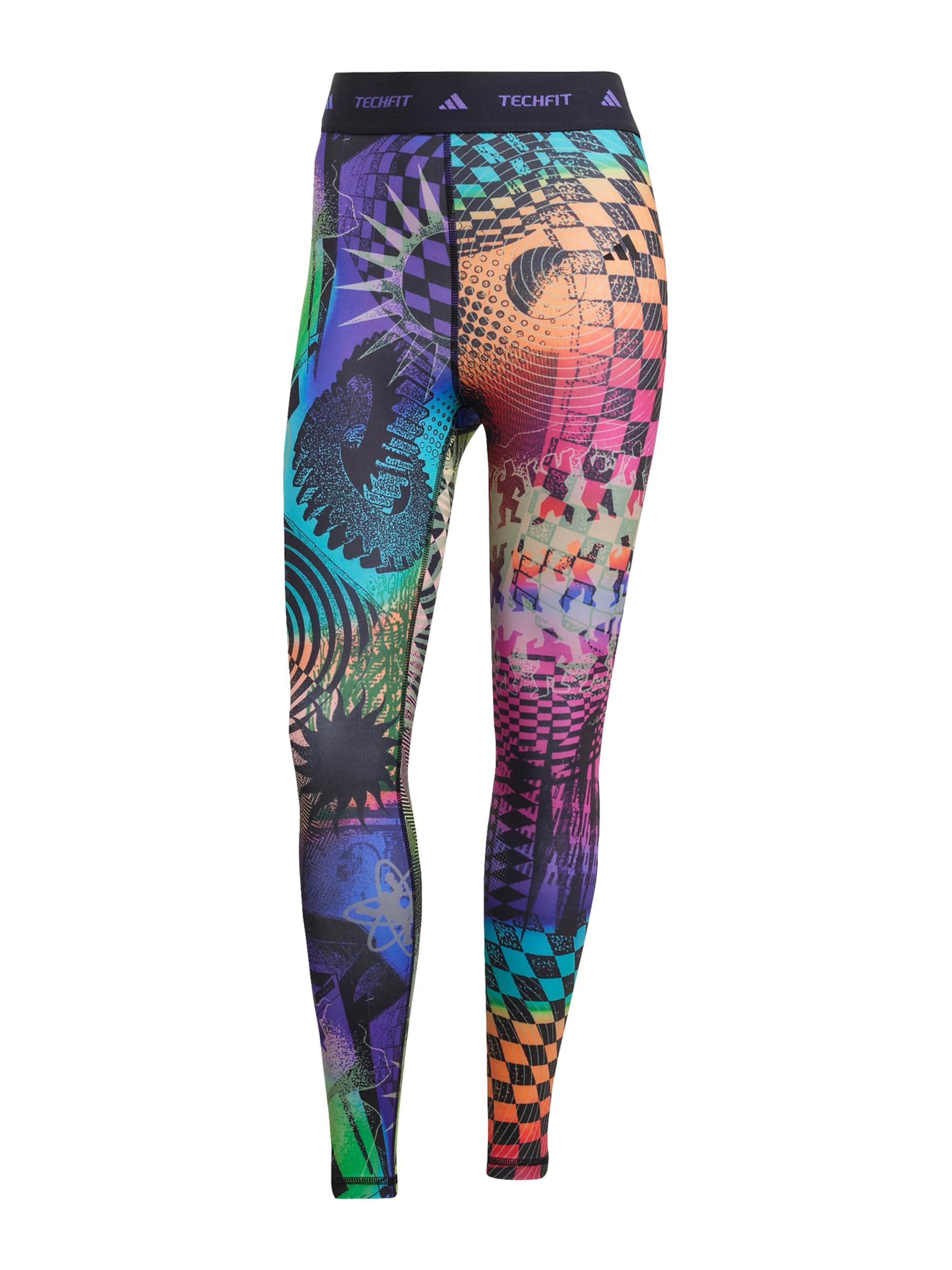 ADIDAS PERFORMANCE Skinny Sporthose in Mischfarben: Vorderseite