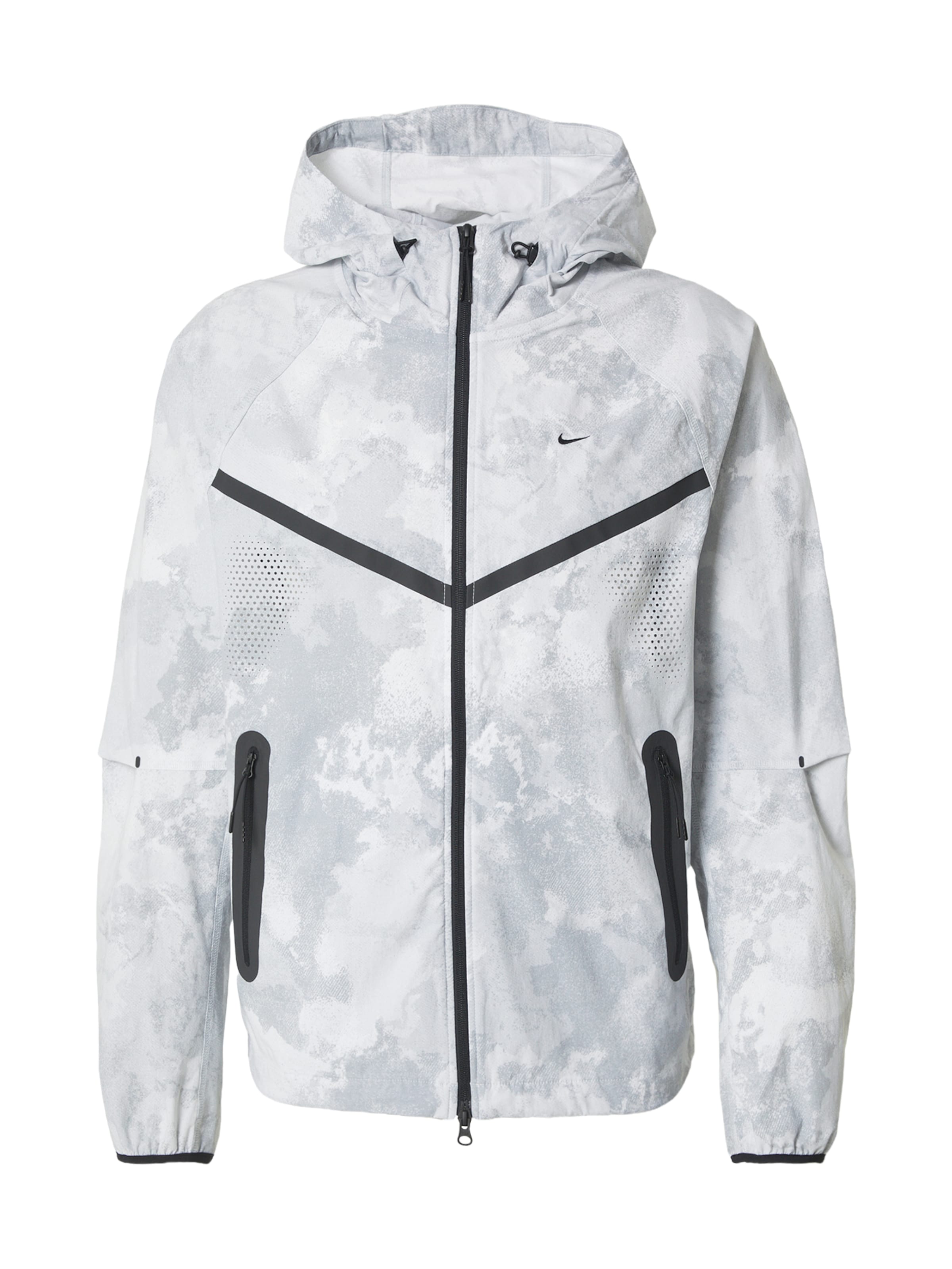 Veste mi-saison Nike Sportswear en gris : devant