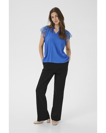 Cream Blouse 'Nola' in Blue