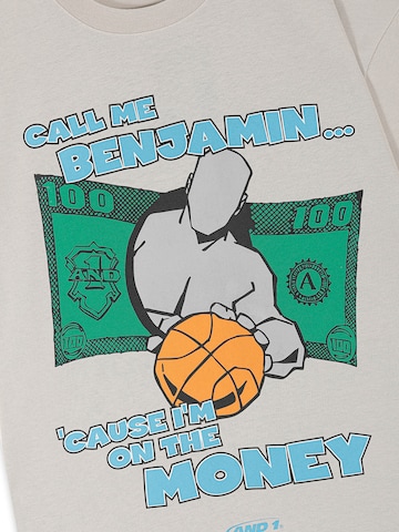 T-Shirt 'Auf Dem Geld' AND1 en gris
