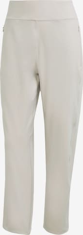 ADIDAS PERFORMANCE Workout Pants 'All Me' in Beige: front