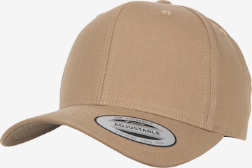 Casquette Flexfit en beige : devant