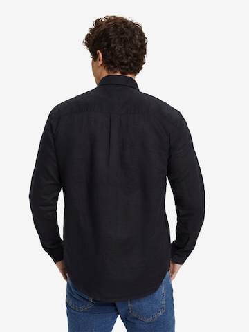 ESPRIT Regular fit Overhemd in Zwart