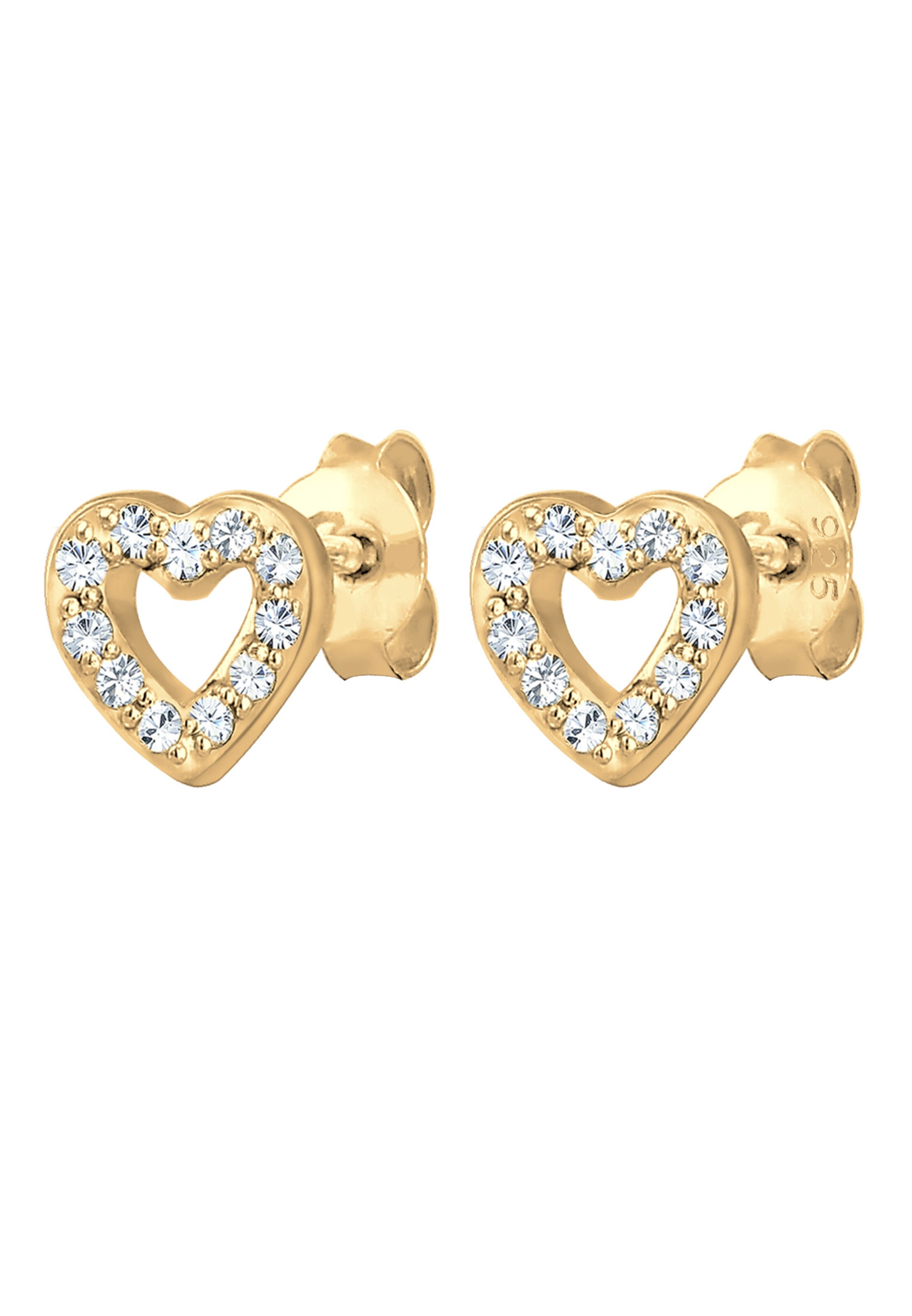 ELLI Oorbellen 'Herz' in Goud