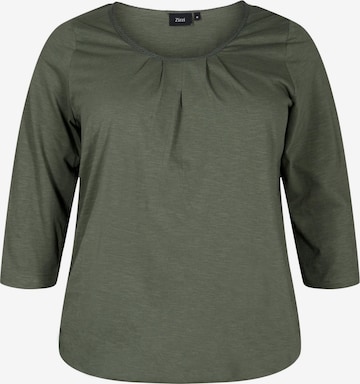 Zizzi - Blusa 'MLOA' en verde: frente