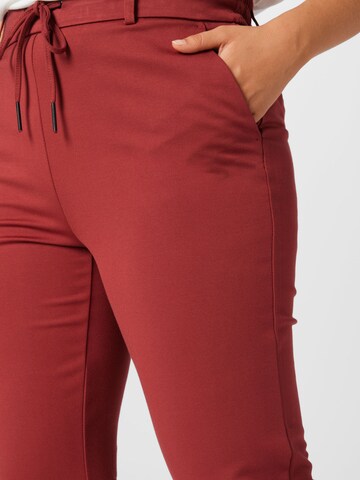 ONLY Carmakoma Regular Broek in Rood