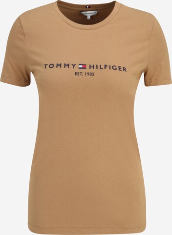 TOMMY HILFIGER T-Shirt in Braun: predná strana