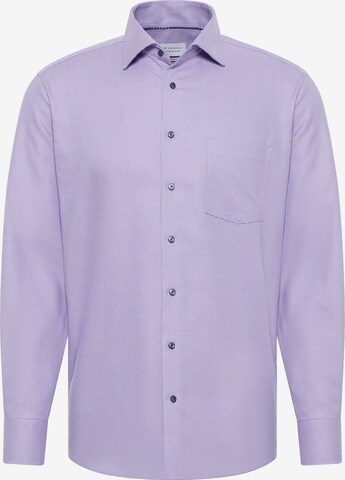 ETERNA Button Up Shirt in Purple: front