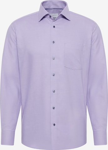 ETERNA Regular fit Button Up Shirt in Purple: front