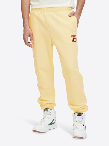 FILA - regular Pantalón 'LINCOLN' en amarillo: frente