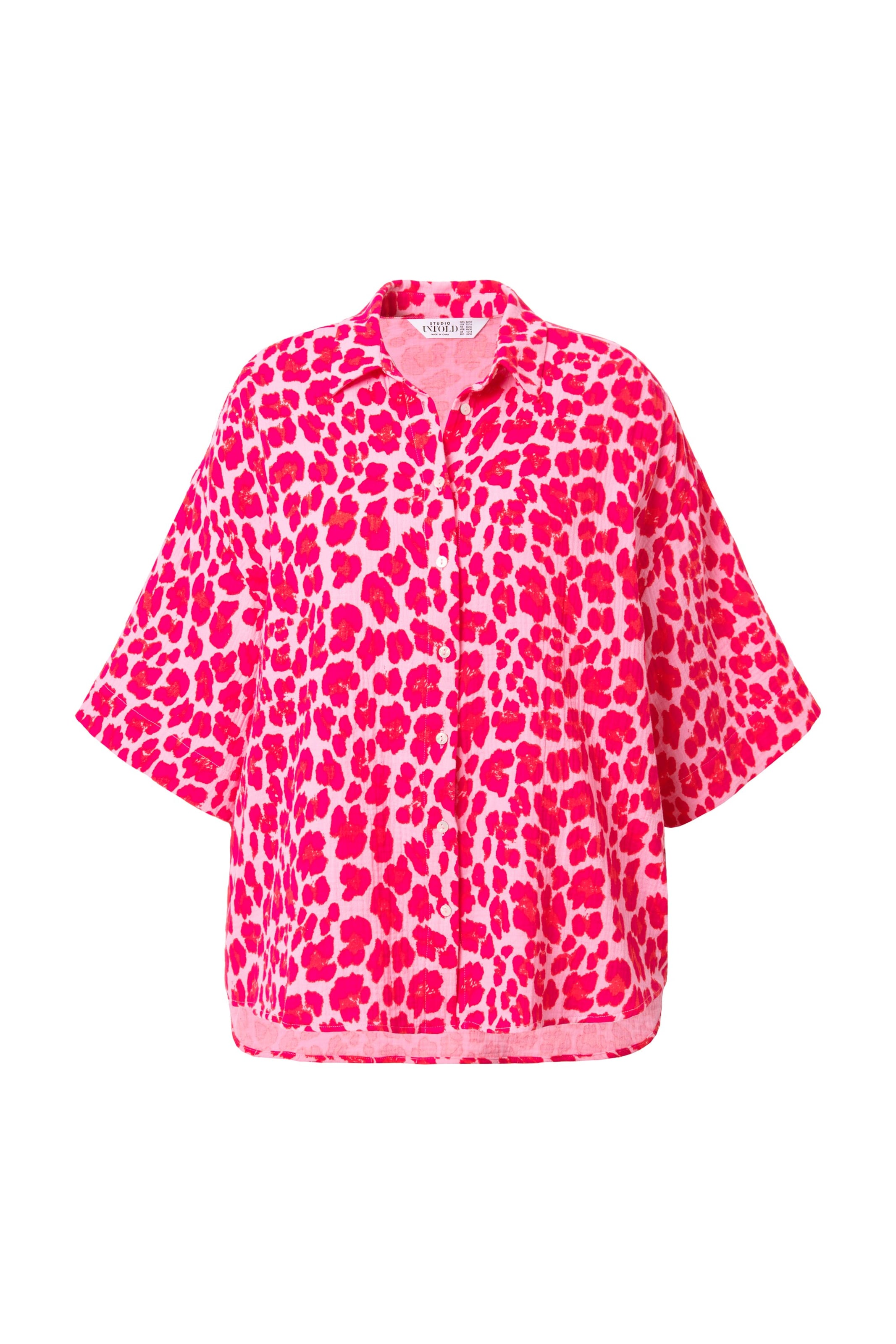 Studio Untold Blouse in Roze: voorkant