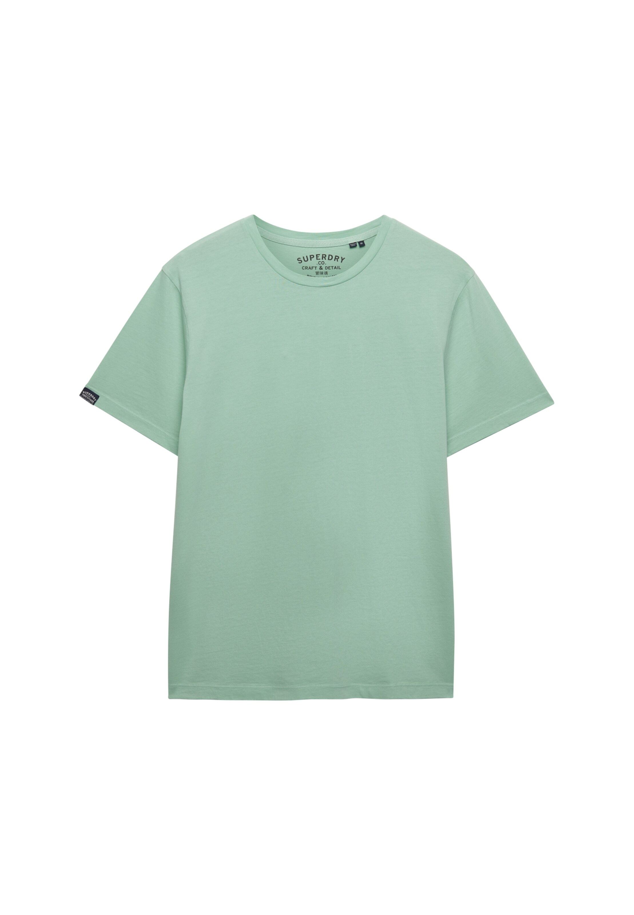 Superdry & Co Shirt ' Essential' in Groen: voorkant