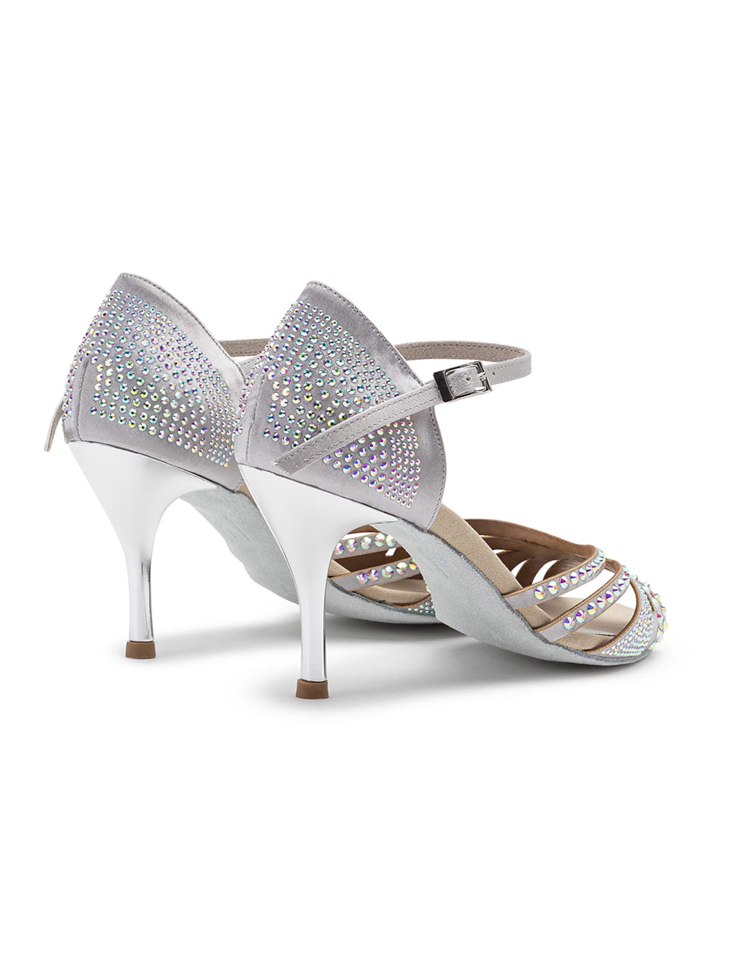 Dancing Queens Riemensandale 'Sparkle Shine' in Silber