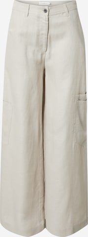 Cph Muse Wide Leg Gargohousut 'NATULI' värissä harmaa: etupuoli