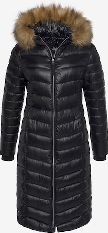 ALPENBLITZ Winter Coat in Black: front