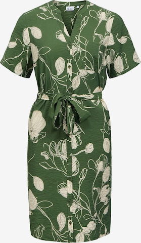 Robe-chemise 'OBJJacira' OBJECT en vert : devant