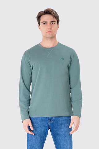 UNIQVIBE Shirt in Green: front