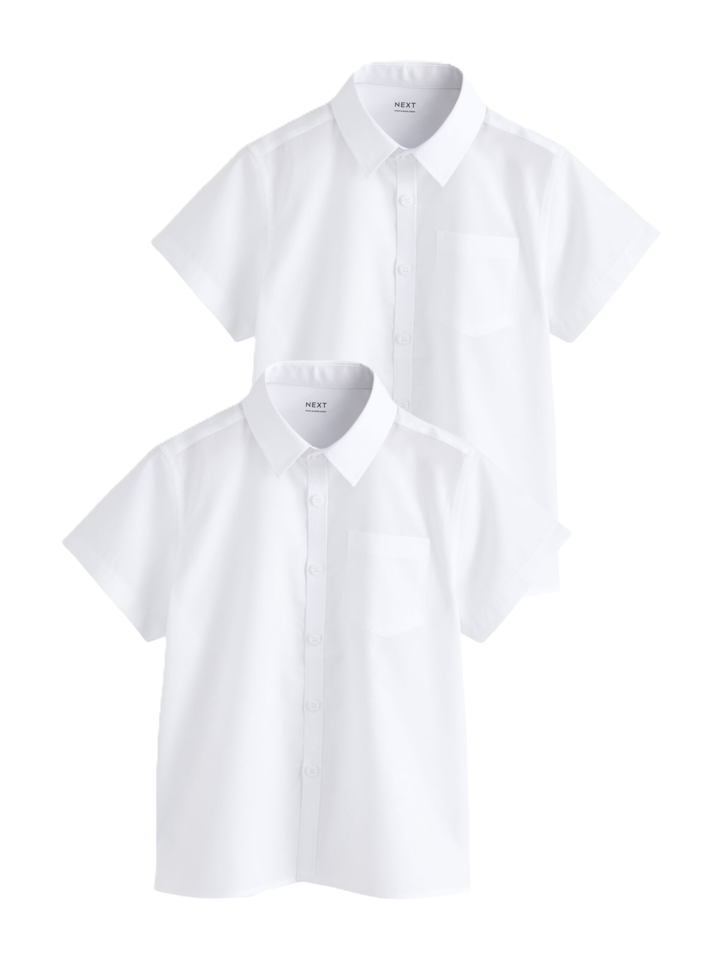 Coupe regular Chemise Next en blanc : devant