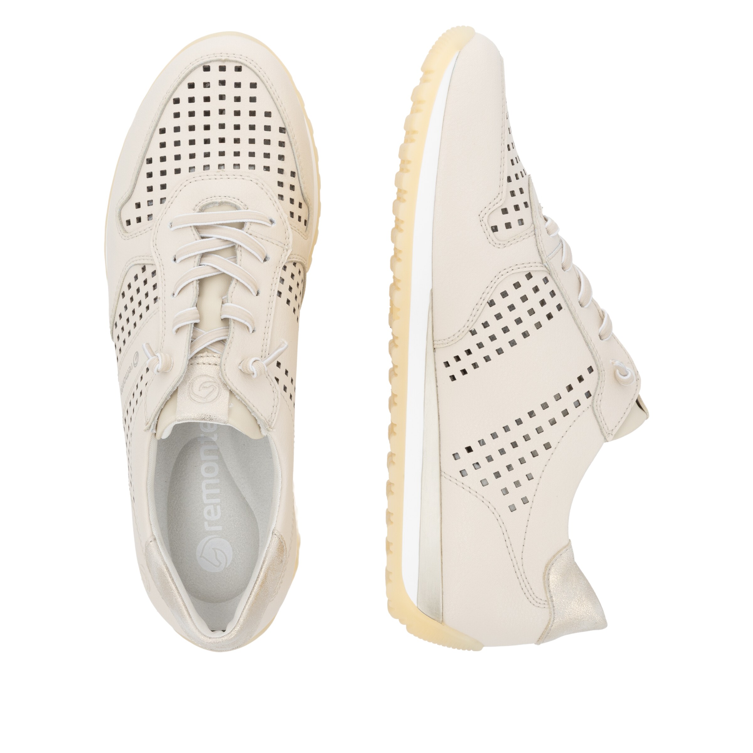 REMONTE Sneaker ' D3H04 ' in Beige