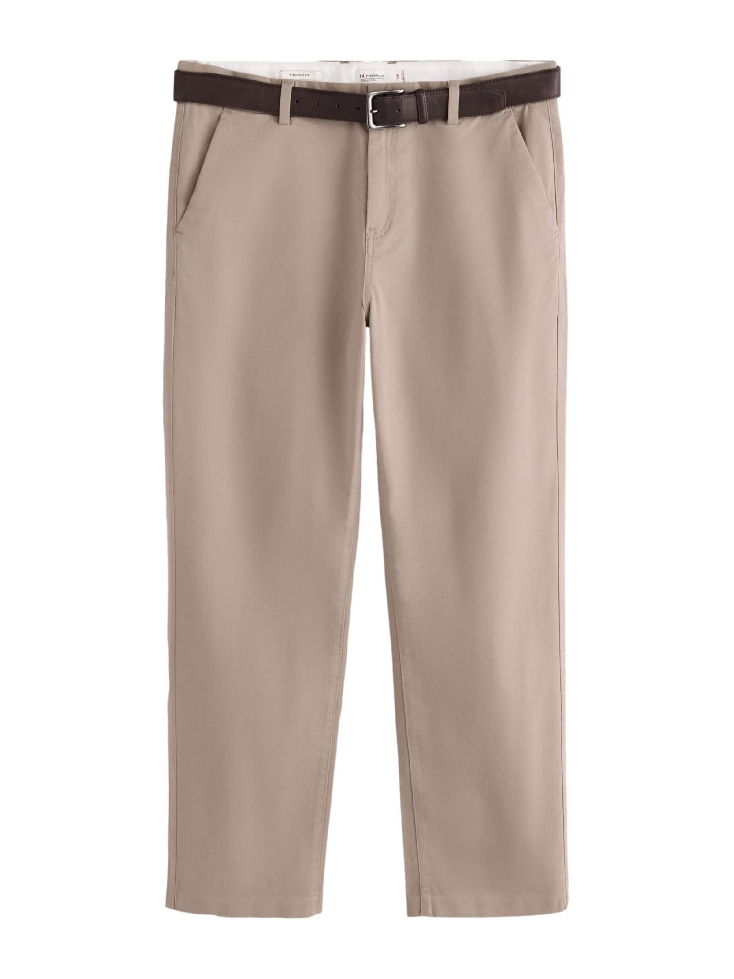 Next Chino trousers in Grey: front