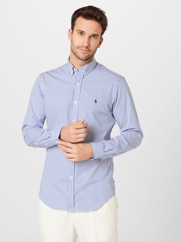 Polo Ralph Lauren Slim fit Skjorta i blå: framsida