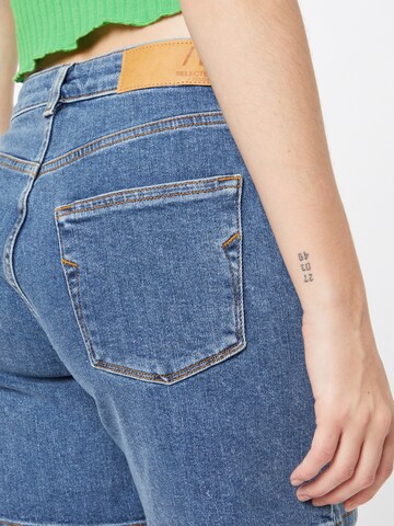 SELECTED FEMME Regular Jeans 'SIA' in Blauw