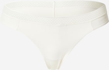 Calvin Klein Underwear String in White: front